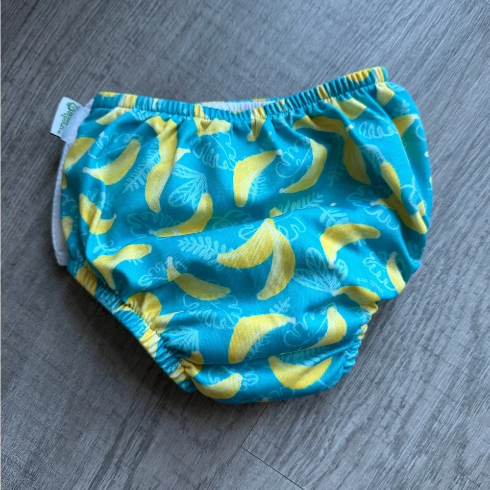 Kids Swim Diaper with Yellow and Blue Banana Design